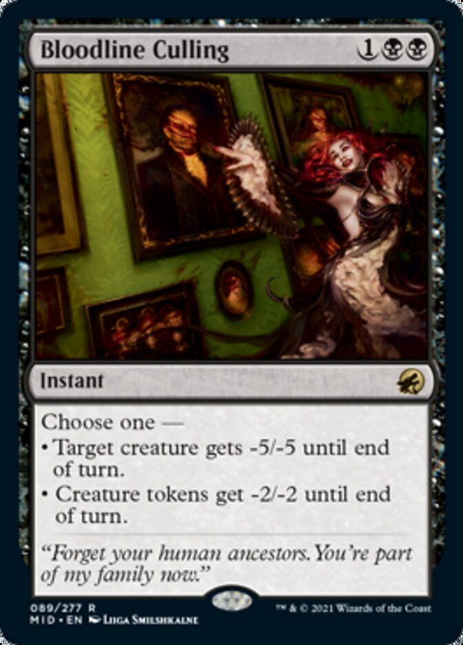 Bloodline Culling [Innistrad: Midnight Hunt] | I Want That Stuff Brandon