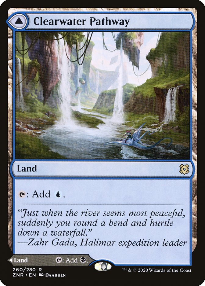 Clearwater Pathway // Murkwater Pathway [Zendikar Rising] | I Want That Stuff Brandon