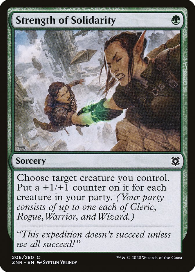 Strength of Solidarity [Zendikar Rising] | I Want That Stuff Brandon