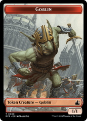 Goblin (0008) // Wurm Double-Sided Token [Ravnica Remastered Tokens] | I Want That Stuff Brandon
