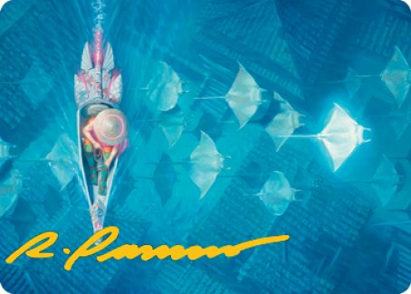 Discover the Impossible Art Card (Gold-Stamped Signature) [Kamigawa: Neon Dynasty Art Series] | I Want That Stuff Brandon