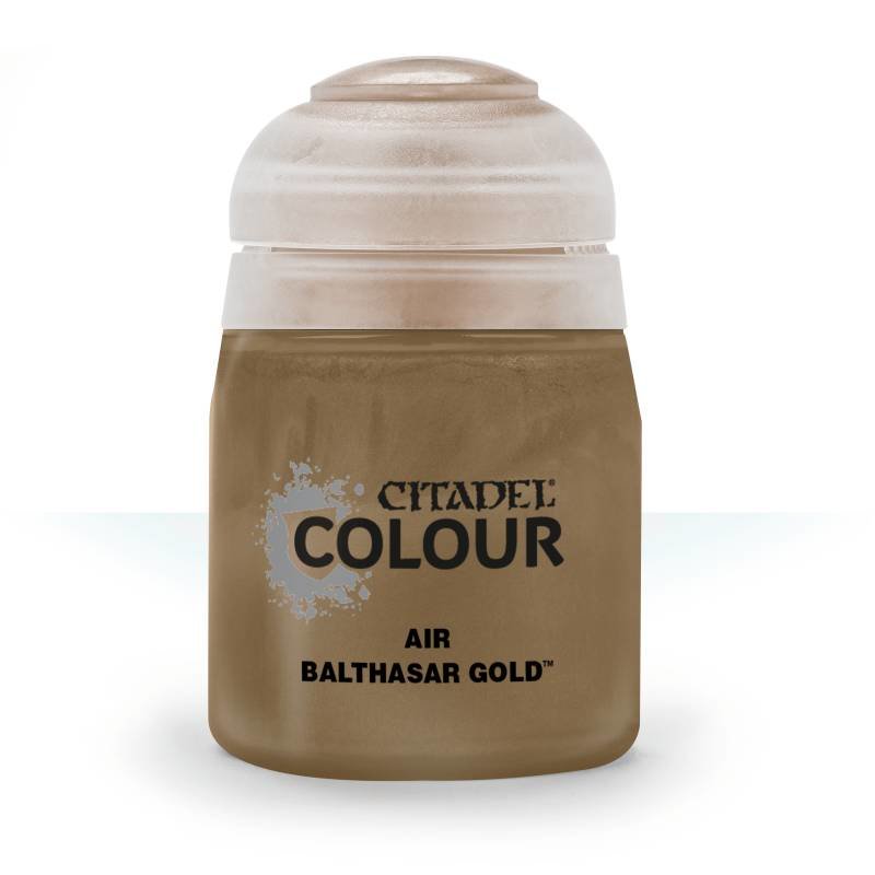 Balthasar Gold Citadel Air Paint | I Want That Stuff Brandon