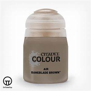 Baneblade Brown Citadel Air Paint | I Want That Stuff Brandon