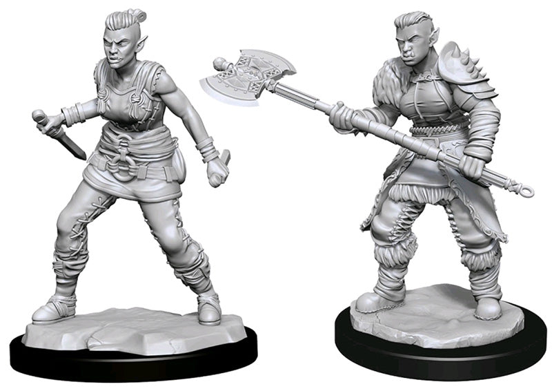 D&D Nolzur's Marvelous Primed Orc Barbarian Miniatures | I Want That Stuff Brandon