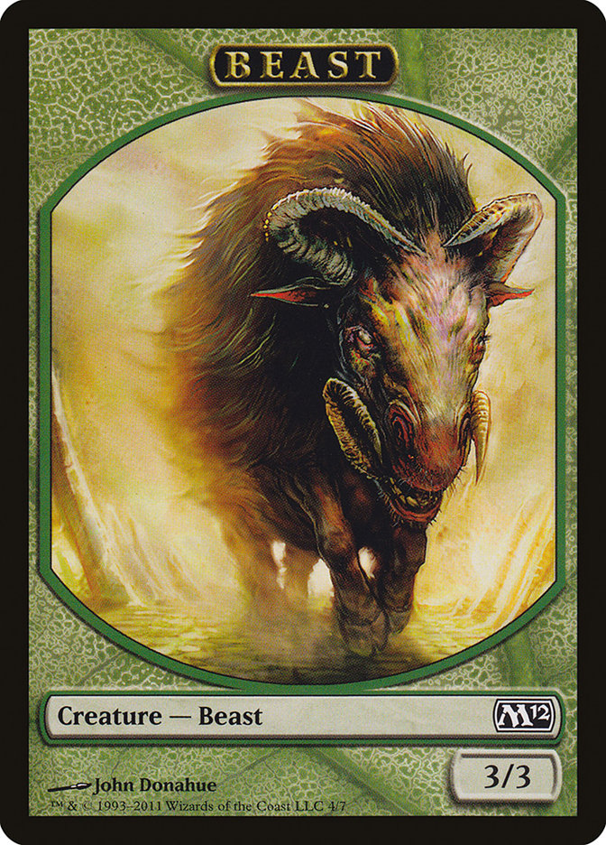 Beast Token [Magic 2012 Tokens] | I Want That Stuff Brandon