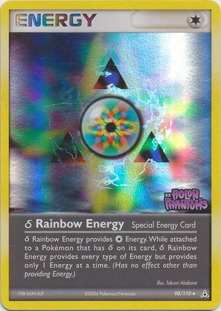 Rainbow Energy (98/110) (Delta Species) (Stamped) [EX: Holon Phantoms] | I Want That Stuff Brandon