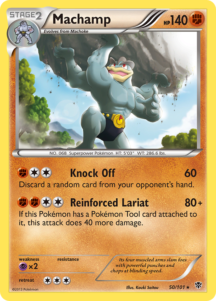 Machamp (50/101) [Black & White: Plasma Blast] | I Want That Stuff Brandon