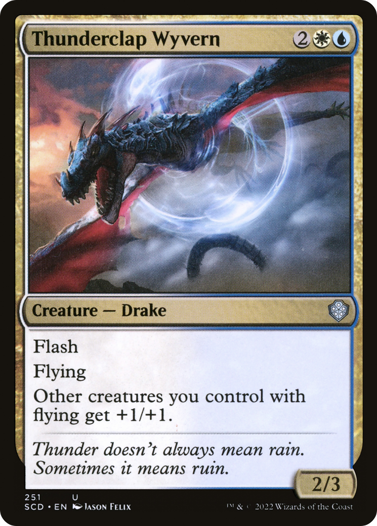 Thunderclap Wyvern [Starter Commander Decks] | I Want That Stuff Brandon