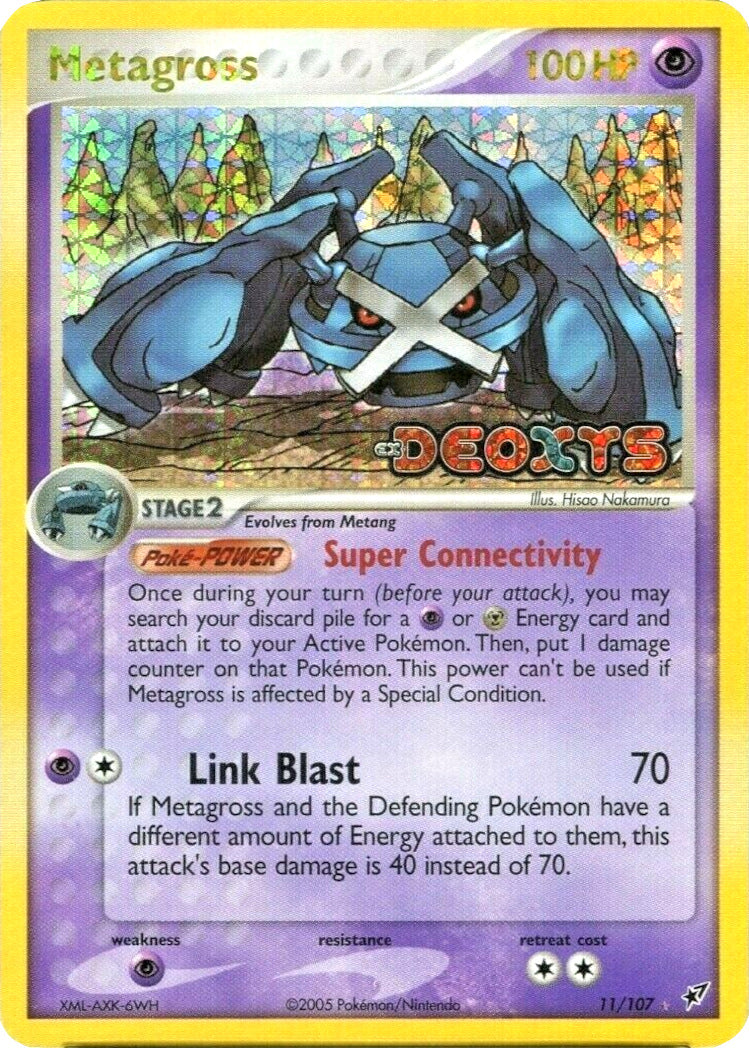 Metagross (11/107) (Stamped) [EX: Deoxys] | I Want That Stuff Brandon