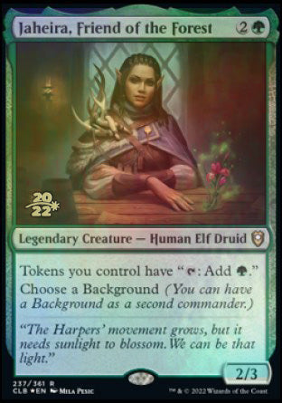 Jaheira, Friend of the Forest [Commander Legends: Battle for Baldur's Gate Prerelease Promos] | I Want That Stuff Brandon