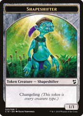 Zombie // Shapeshifter Double-Sided Token [Commander 2018 Tokens] | I Want That Stuff Brandon