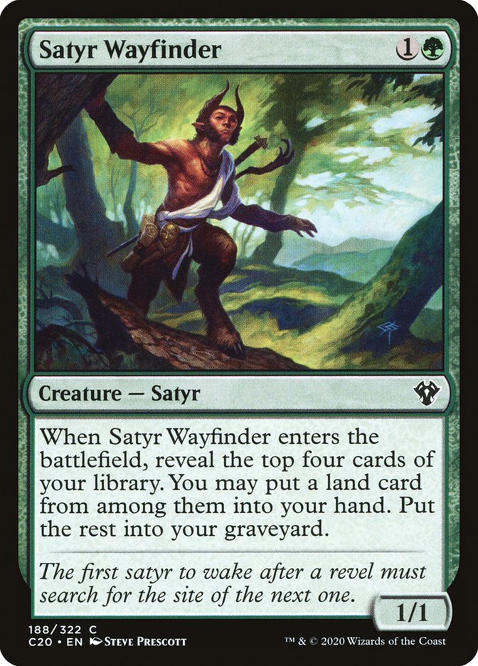 Satyr Wayfinder [Commander 2020] | I Want That Stuff Brandon