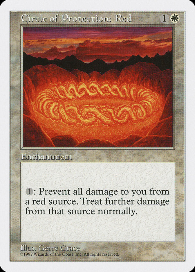 Circle of Protection: Red [Fifth Edition] | I Want That Stuff Brandon
