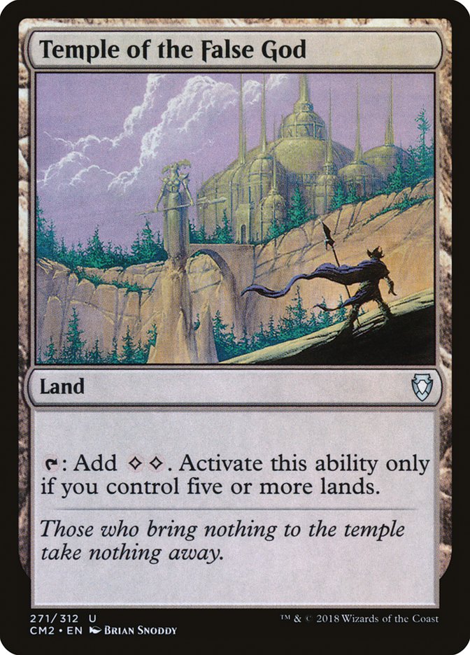 Temple of the False God (271/312) [Commander Anthology Volume II] | I Want That Stuff Brandon