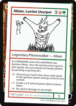 Abian, Luvion Usurper (2021 Edition) [Mystery Booster Playtest Cards] | I Want That Stuff Brandon