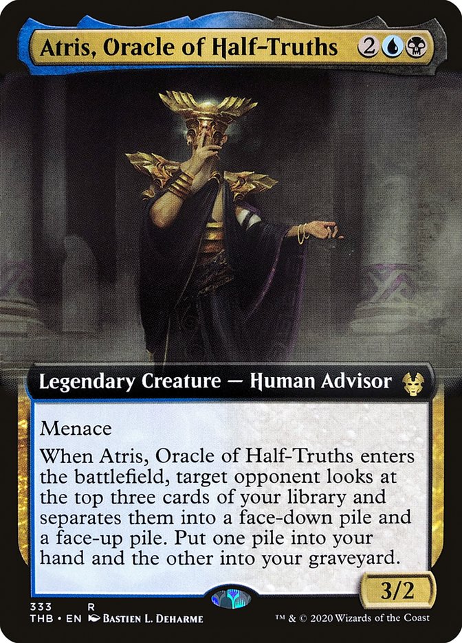 Atris, Oracle of Half-Truths (Extended Art) [Theros Beyond Death] | I Want That Stuff Brandon