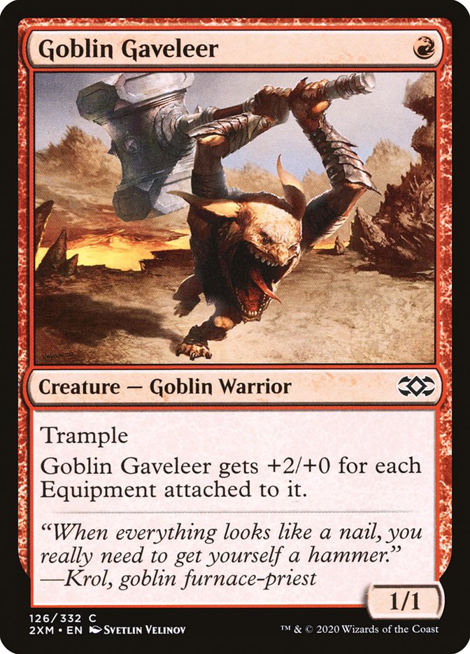 Goblin Gaveleer [Double Masters] | I Want That Stuff Brandon