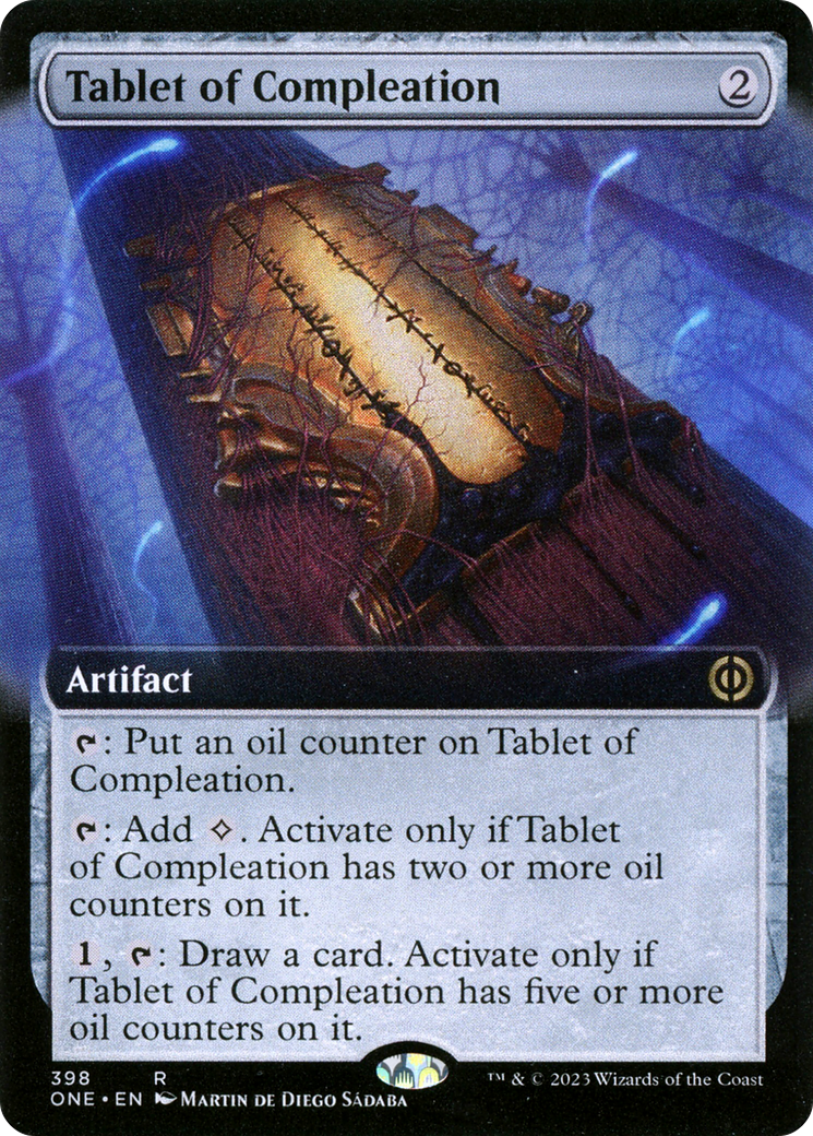 Tablet of Compleation (Extended Art) [Phyrexia: All Will Be One] | I Want That Stuff Brandon