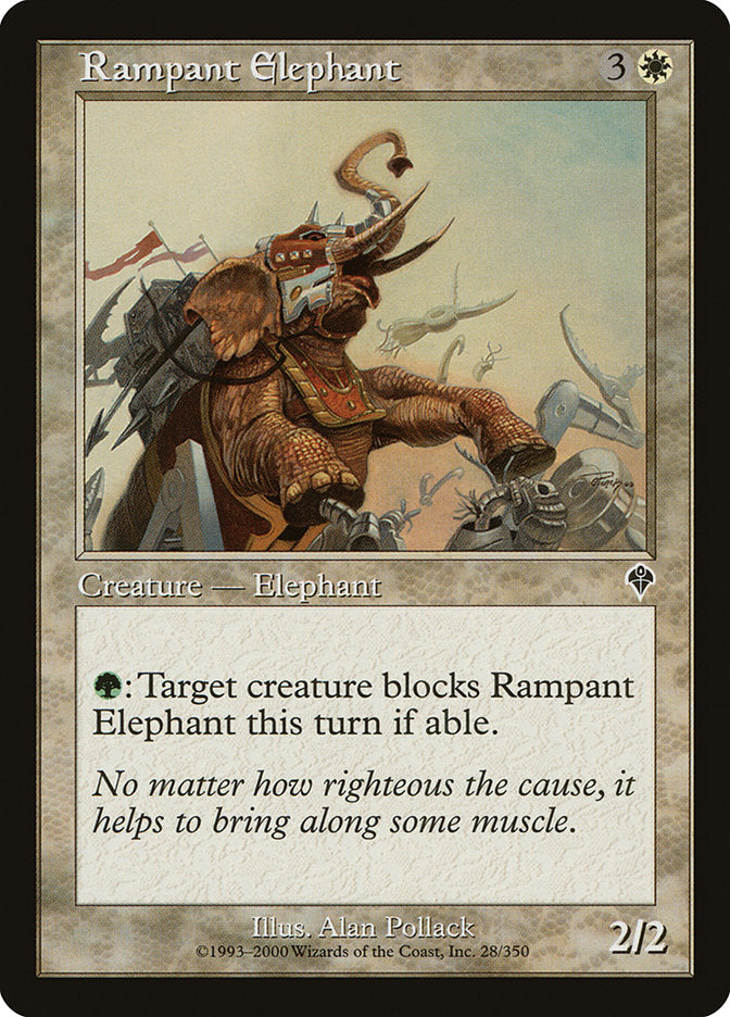 Rampant Elephant [Invasion] | I Want That Stuff Brandon