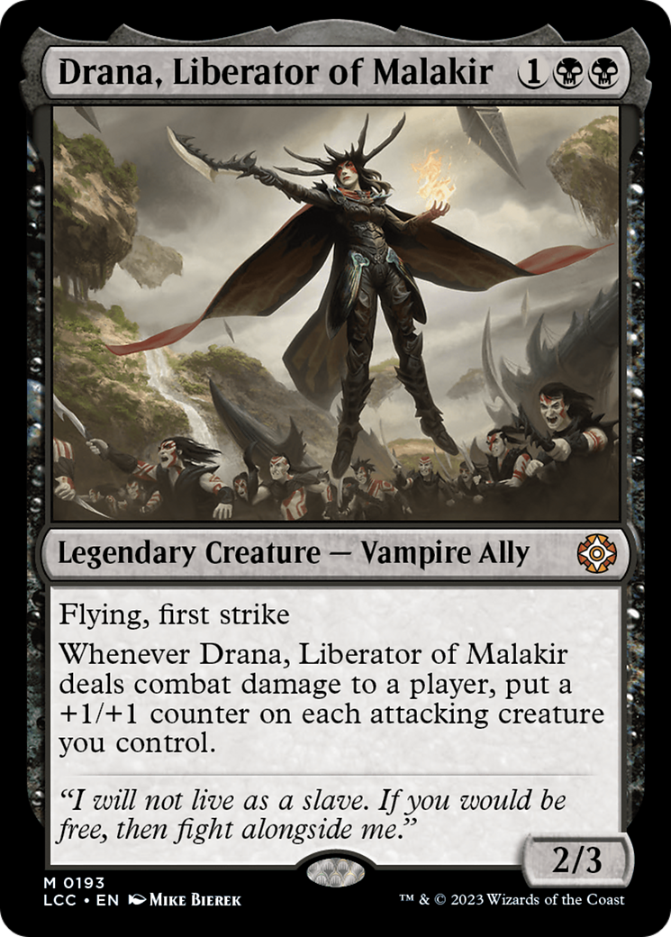 Drana, Liberator of Malakir [The Lost Caverns of Ixalan Commander] | I Want That Stuff Brandon