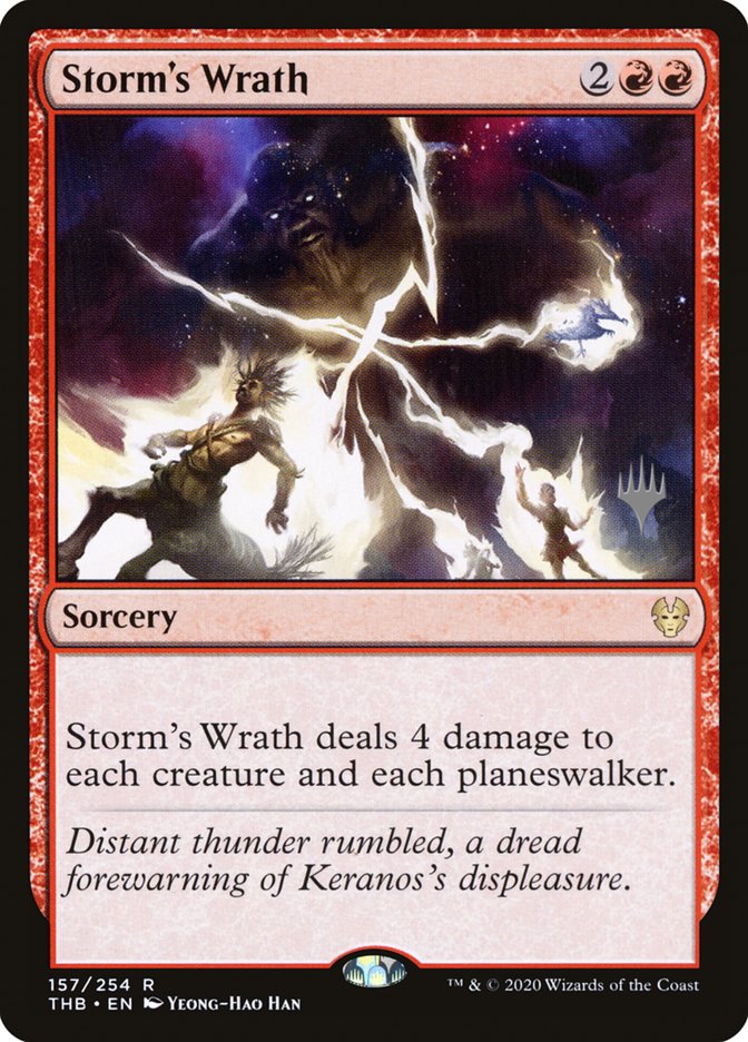 Storm's Wrath (Promo Pack) [Theros Beyond Death Promos] | I Want That Stuff Brandon