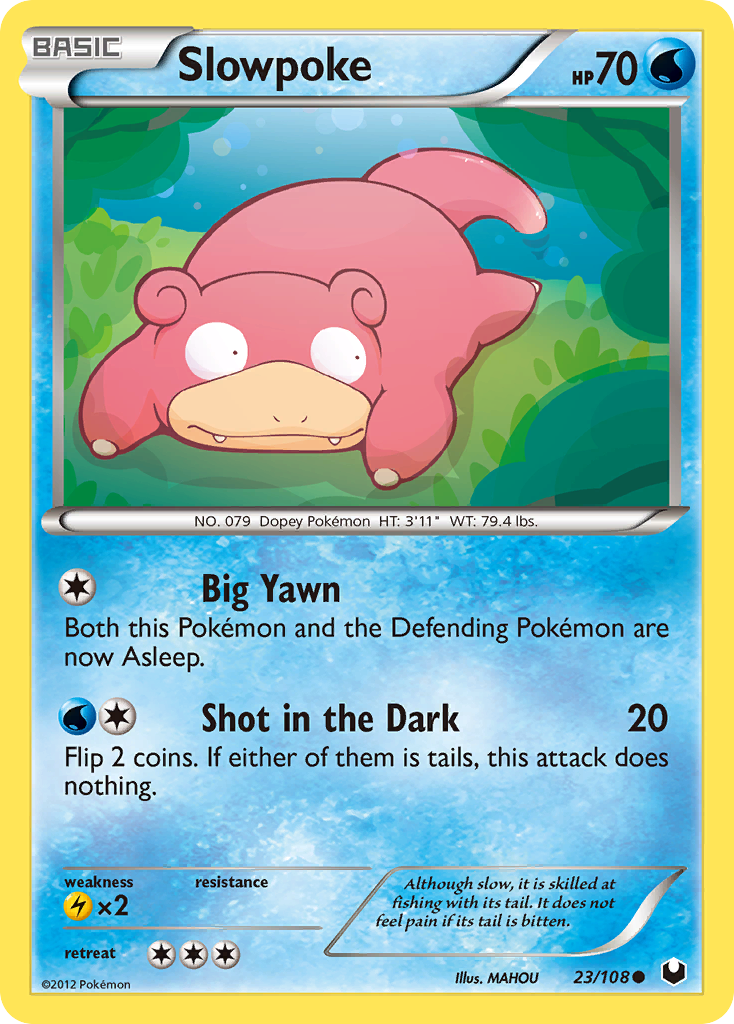 Slowpoke (23/108) [Black & White: Dark Explorers] | I Want That Stuff Brandon