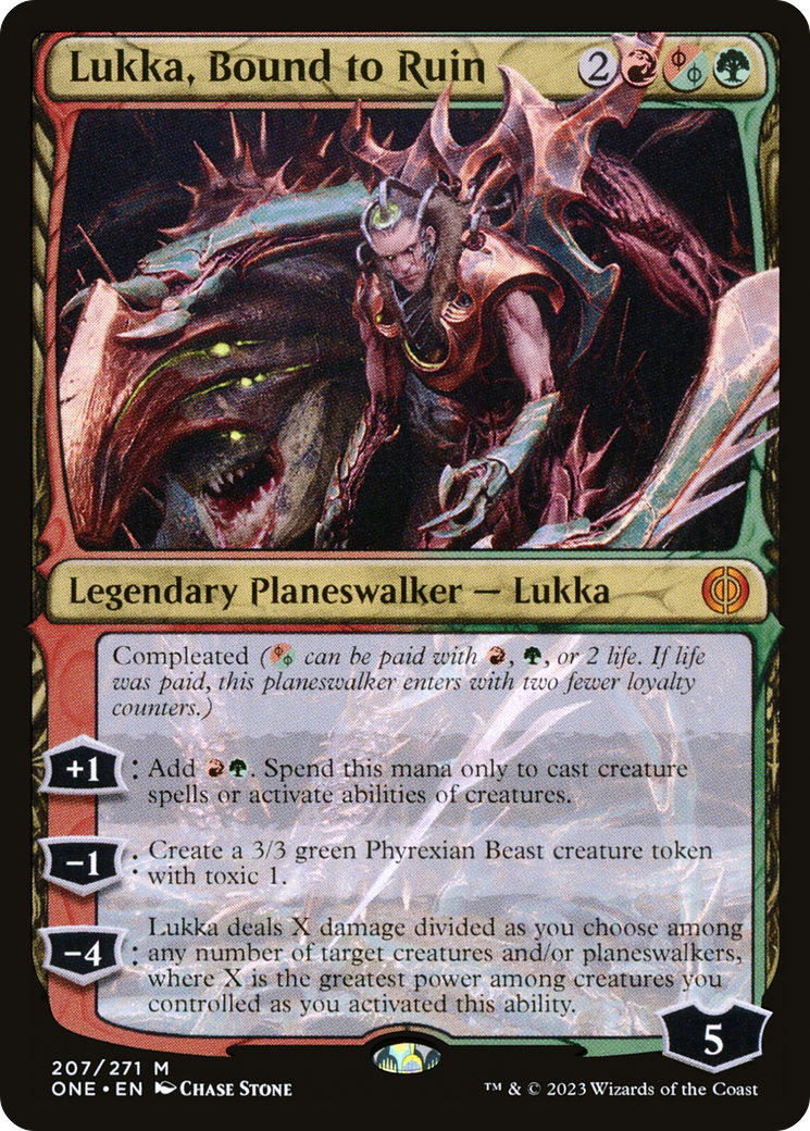 Lukka, Bound to Ruin [Phyrexia: All Will Be One] | I Want That Stuff Brandon