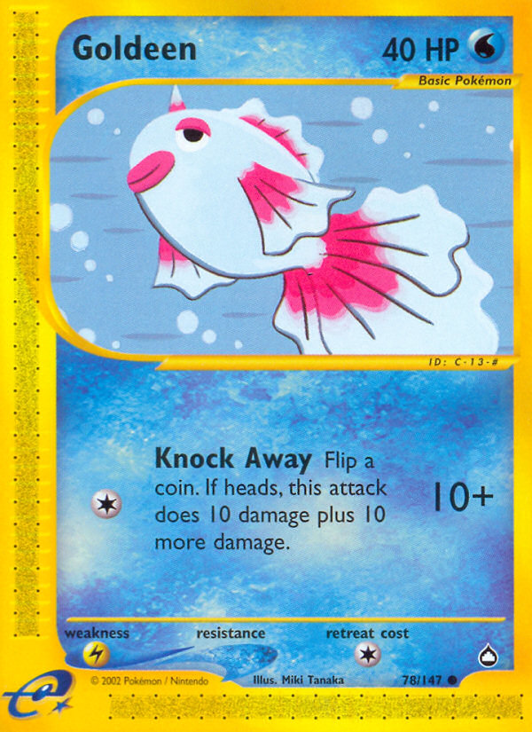 Goldeen (78/147) [Aquapolis] | I Want That Stuff Brandon