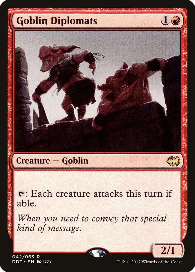 Goblin Diplomats [Duel Decks: Merfolk vs. Goblins] | I Want That Stuff Brandon