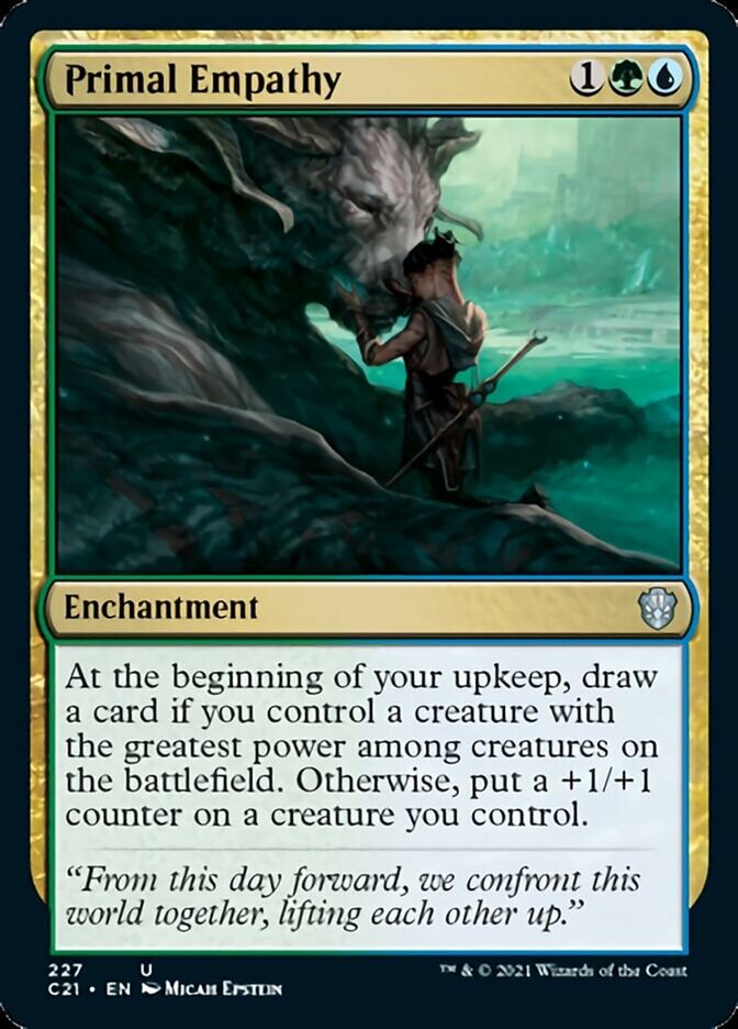 Primal Empathy [Commander 2021] | I Want That Stuff Brandon