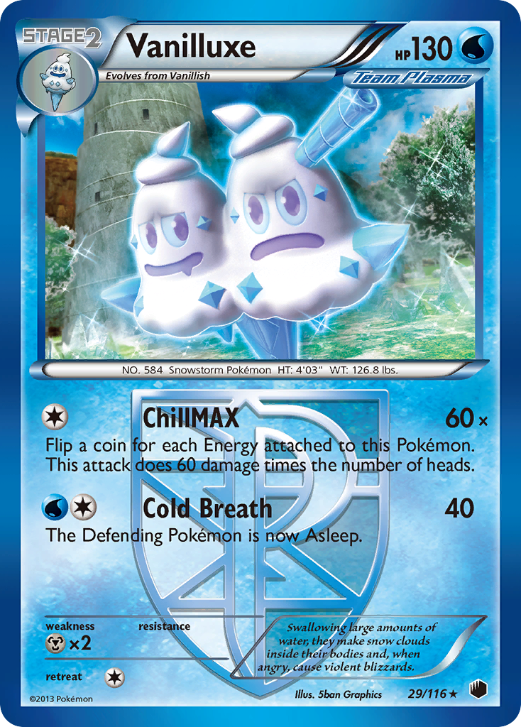 Vanilluxe (29/116) [Black & White: Plasma Freeze] | I Want That Stuff Brandon