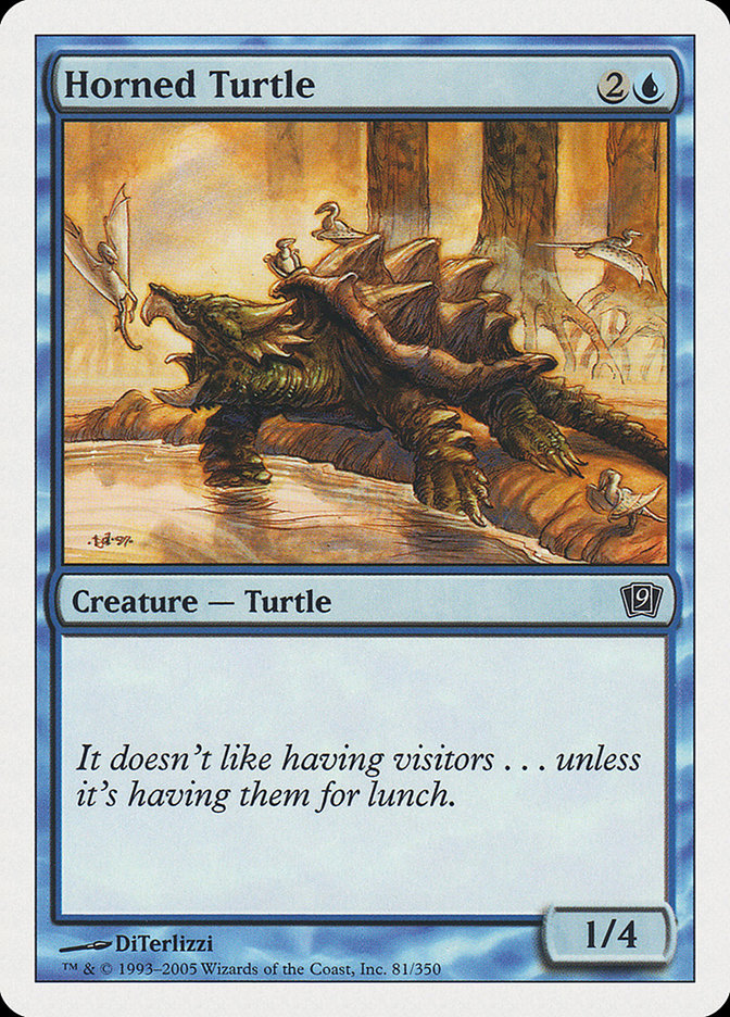 Horned Turtle [Ninth Edition] | I Want That Stuff Brandon