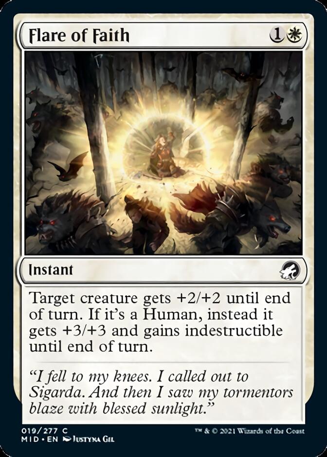 Flare of Faith [Innistrad: Midnight Hunt] | I Want That Stuff Brandon