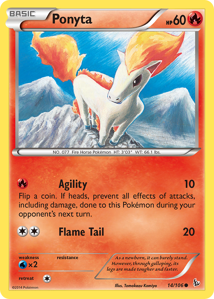 Ponyta (14/106) [XY: Flashfire] | I Want That Stuff Brandon