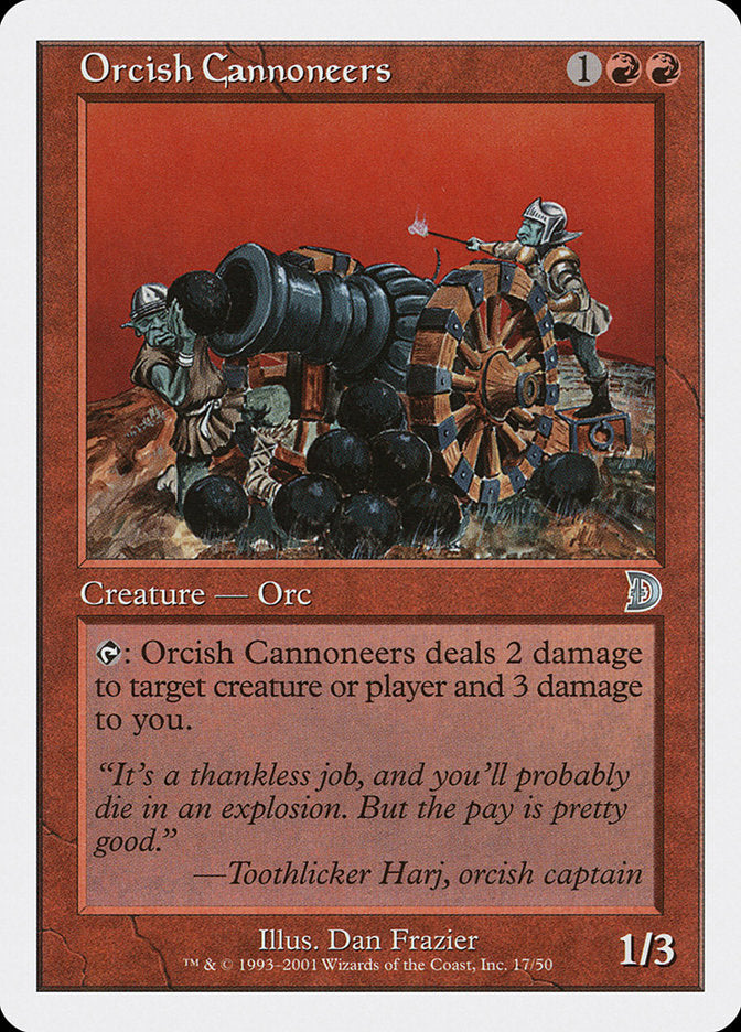Orcish Cannoneers [Deckmasters] | I Want That Stuff Brandon