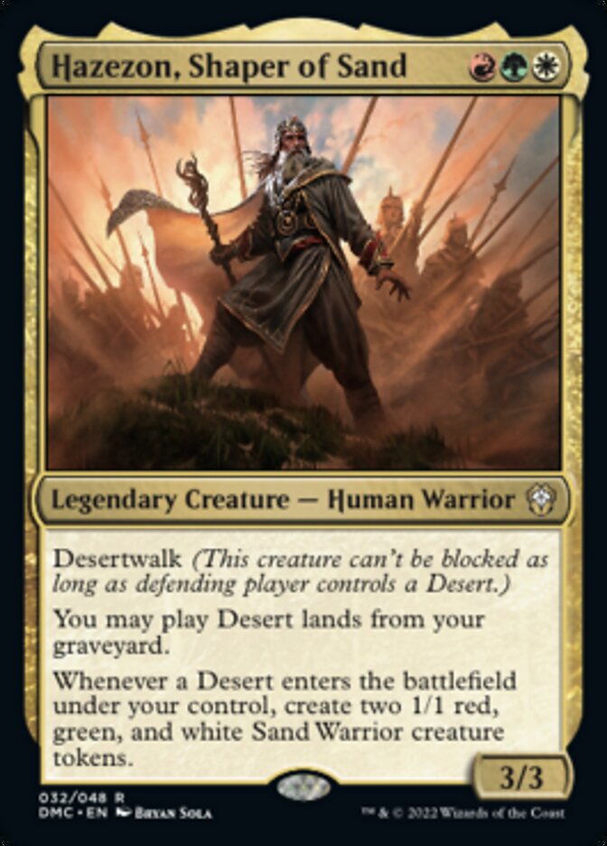 Hazezon, Shaper of Sand [Dominaria United Commander] | I Want That Stuff Brandon