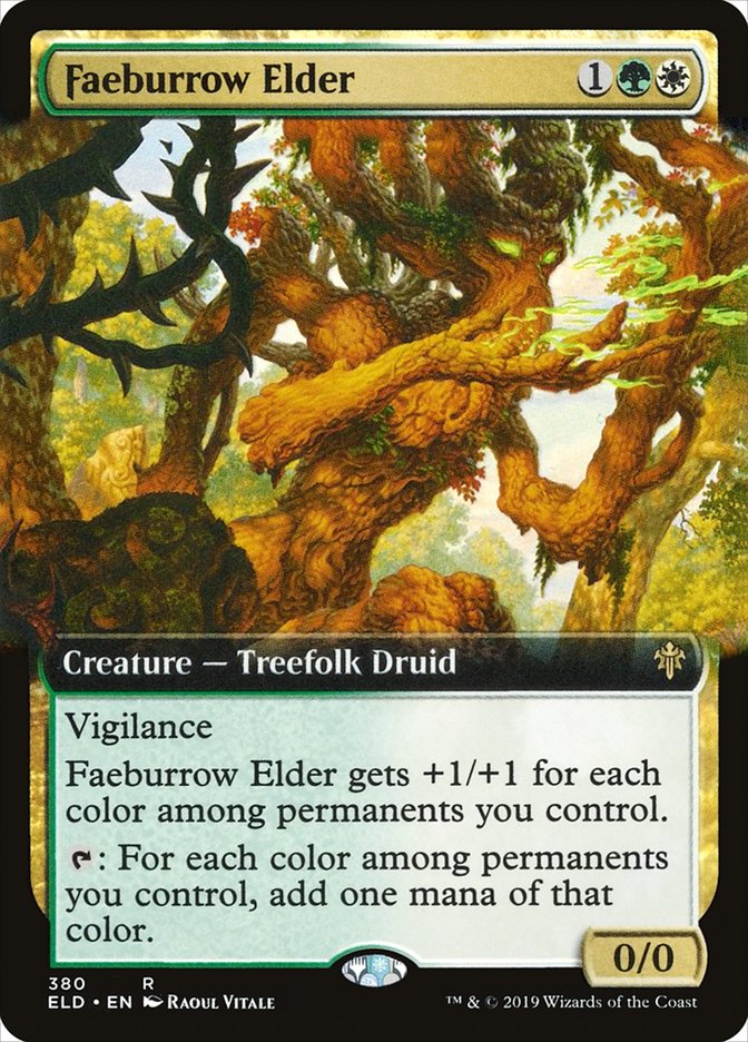 Faeburrow Elder (Extended Art) [Throne of Eldraine] | I Want That Stuff Brandon