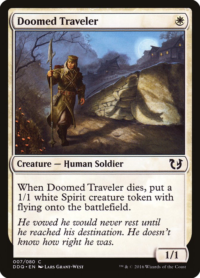 Doomed Traveler [Duel Decks: Blessed vs. Cursed] | I Want That Stuff Brandon