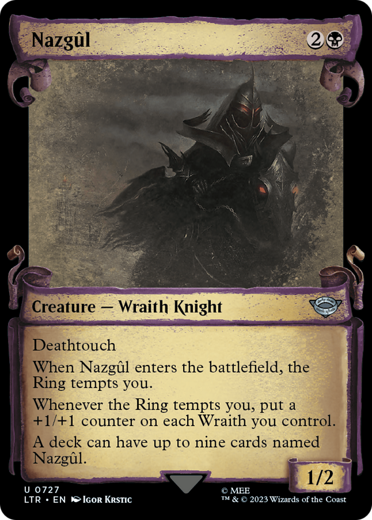 Nazgul (0727) [The Lord of the Rings: Tales of Middle-Earth Showcase Scrolls] | I Want That Stuff Brandon