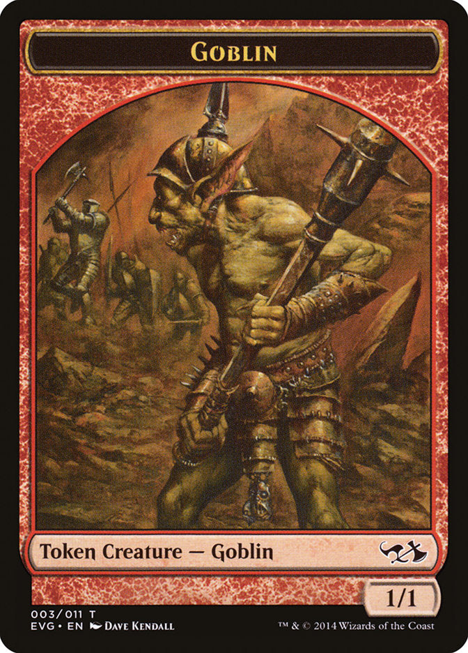 Goblin Token (Elves vs. Goblins) [Duel Decks Anthology Tokens] | I Want That Stuff Brandon