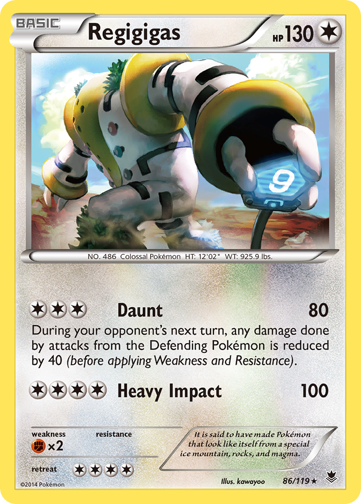 Regigigas (86/119) [XY: Phantom Forces] | I Want That Stuff Brandon