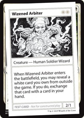 Wizened Arbiter (2021 Edition) [Mystery Booster Playtest Cards] | I Want That Stuff Brandon