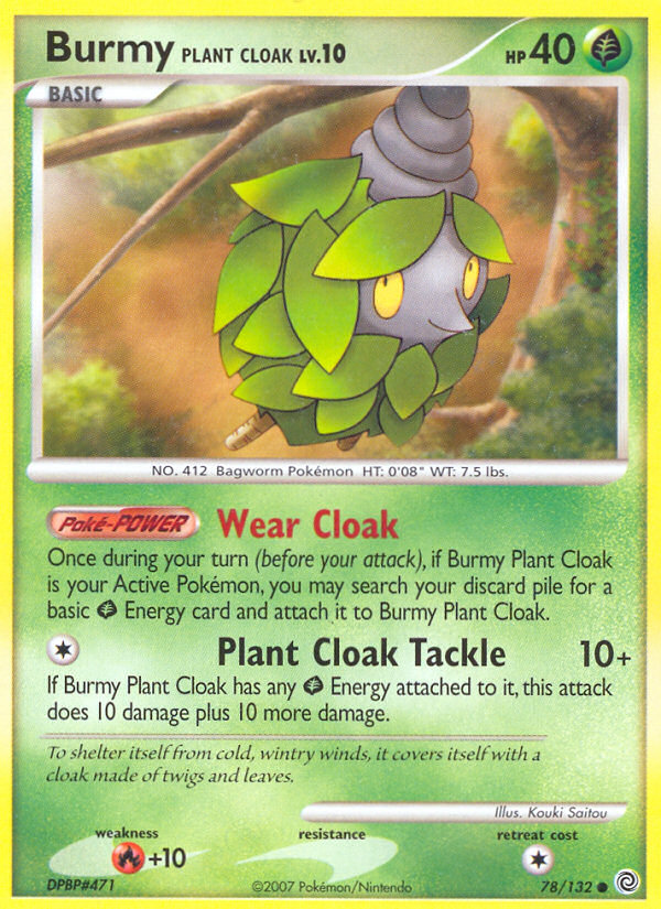 Burmy Plant Cloak (78/132) [Diamond & Pearl: Secret Wonders] | I Want That Stuff Brandon