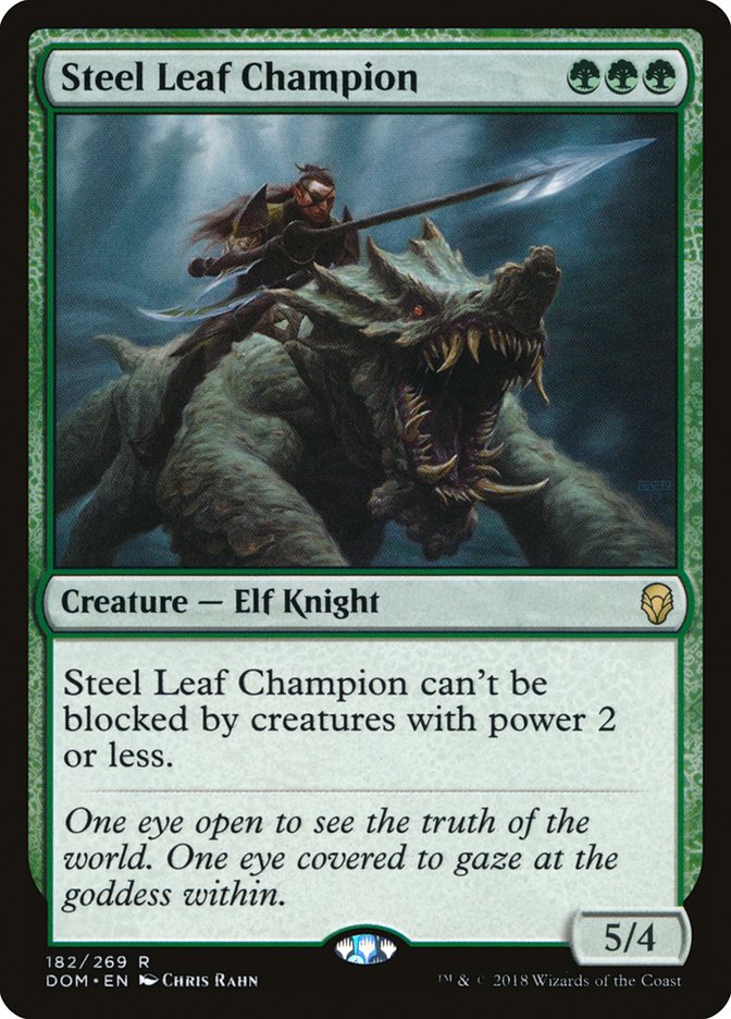Steel Leaf Champion [Dominaria] | I Want That Stuff Brandon