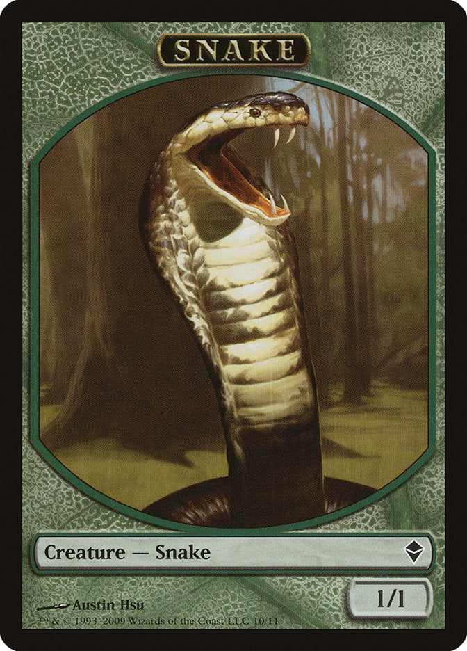 Snake Token [Zendikar Tokens] | I Want That Stuff Brandon