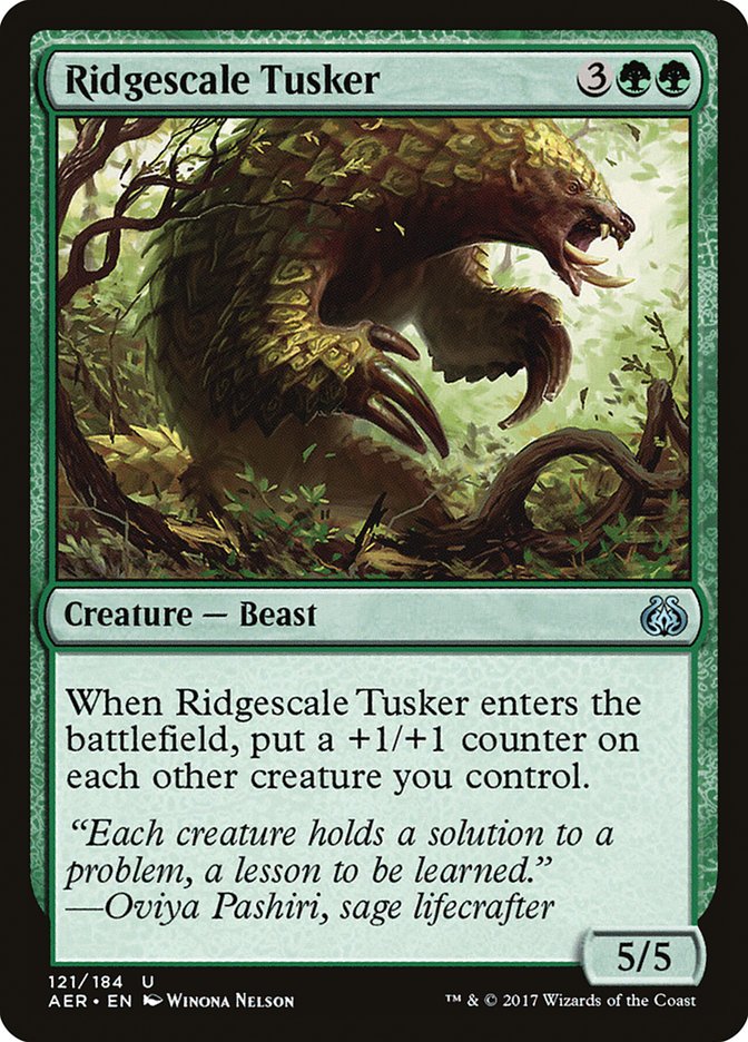 Ridgescale Tusker [Aether Revolt] | I Want That Stuff Brandon