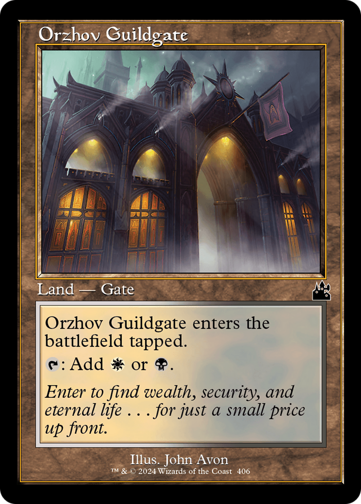 Orzhov Guildgate (Retro Frame) [Ravnica Remastered] | I Want That Stuff Brandon