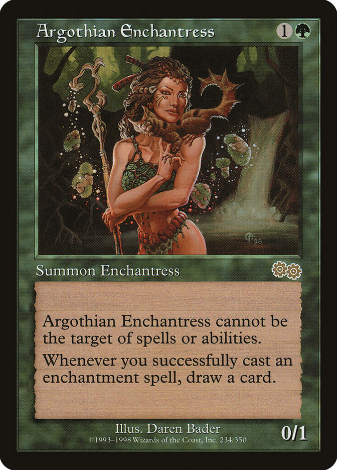 Argothian Enchantress [Urza's Saga] | I Want That Stuff Brandon