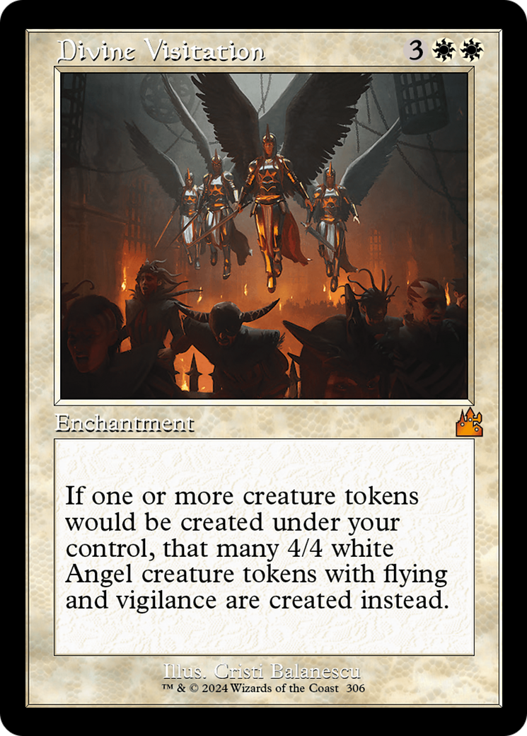 Divine Visitation (Retro Frame) [Ravnica Remastered] | I Want That Stuff Brandon