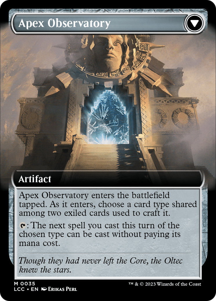 Eye of Ojer Taq // Apex Observatory (Extended Art) [The Lost Caverns of Ixalan Commander] | I Want That Stuff Brandon